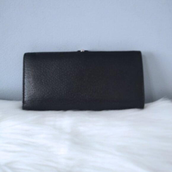 Gucci vintage horsebit textured leather wallet w/COA EUC - Picture 4 of 8